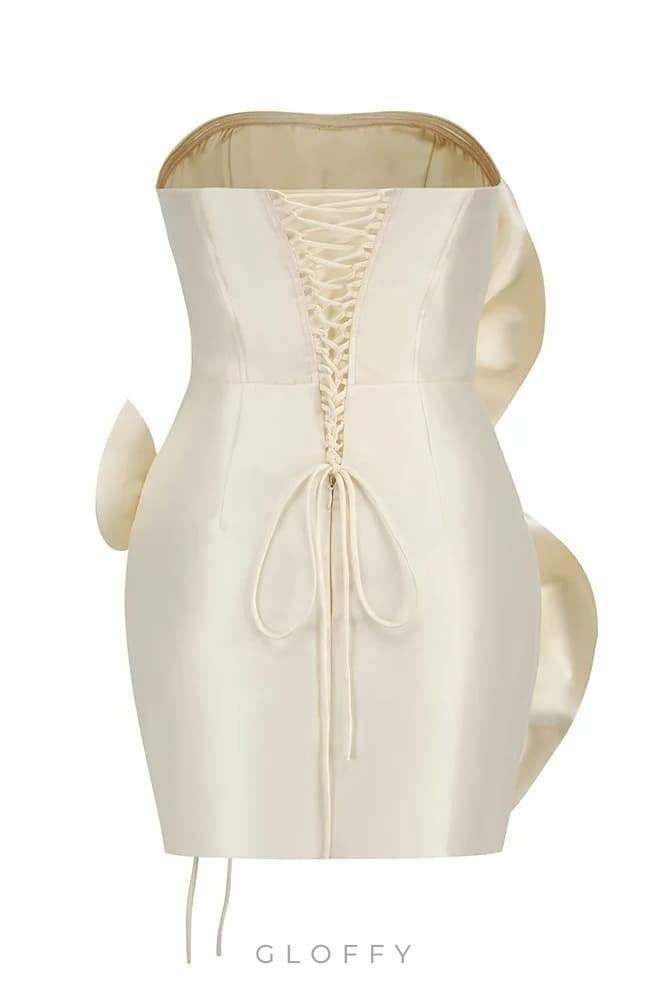 Aurelia Venüs Straplez Mini Elbise