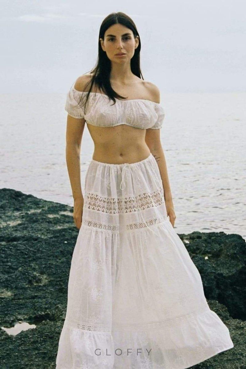 Vera Dantel İşlemeli Takım